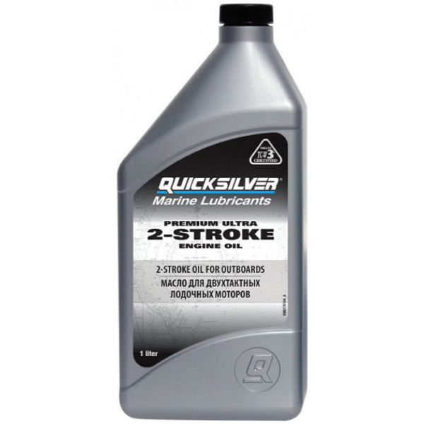 Масло Quicksilver 2-stroke Premium Ultra TCW3 1л 92-8M0170003 в Великом Новгороде