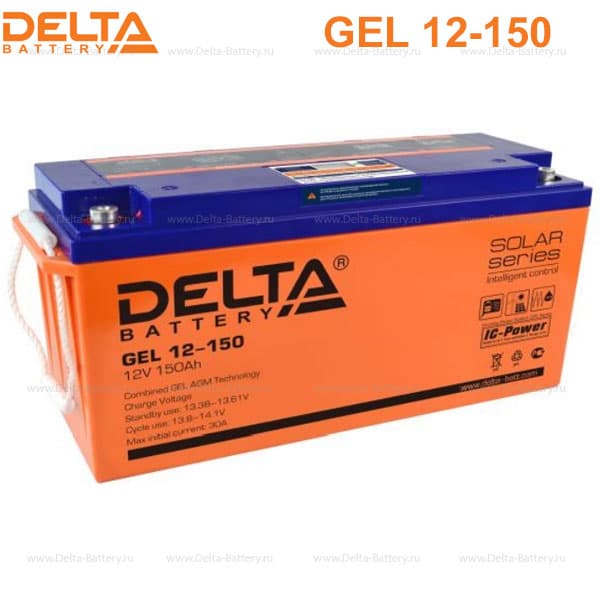 Аккумуляторная батарея Delta GEL 12-150 в Великом Новгороде