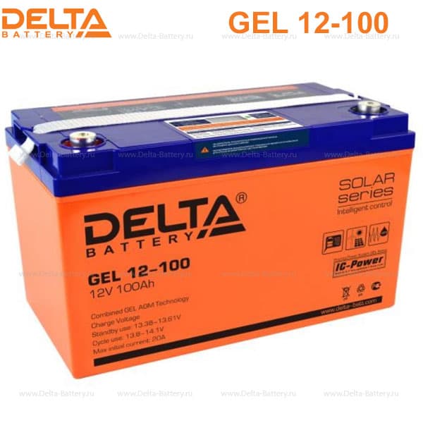 Аккумуляторная батарея Delta GEL 12-100 в Великом Новгороде