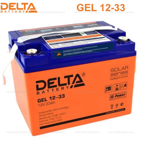 Аккумуляторная батарея Delta GEL 12-33 в Великом Новгороде