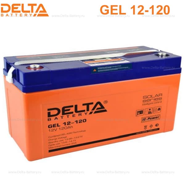 Аккумуляторная батарея Delta GEL 12-120 в Великом Новгороде