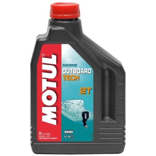 Масло MOTUL OUTBOARD TECH 2T 2л в Великом Новгороде